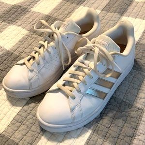 White Adidas shoes